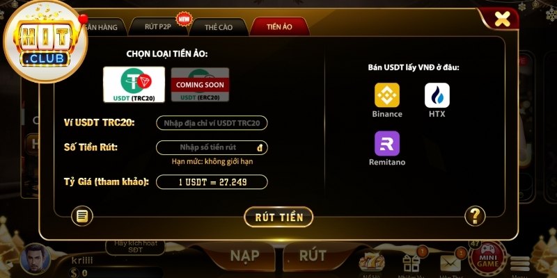 Cách Rút Tiền Hitclub Và Hướng Dẫn Giao Dịch An Toàn 