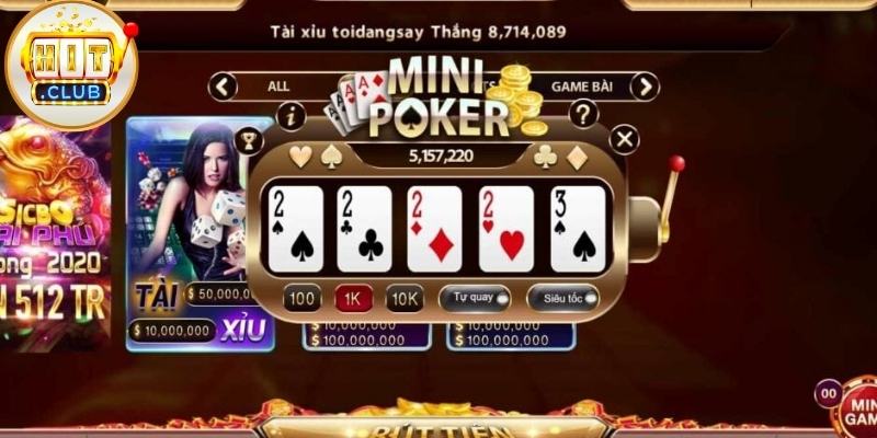 Mini Poker Là Gì? Vì Sao Trò Chơi Này Luôn Giữ Được Sức Hút Tại Hitclub