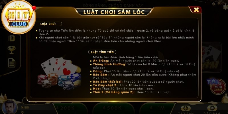 Sâm: Luật Chơi Cơ Bản Và Mẹo Giữ Thế Chủ Động 2026